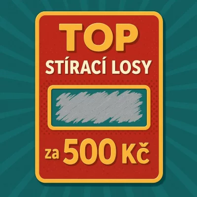 Nejlepší online stírací losy za 500 Kč: Setřete si šanci na milion 🍀