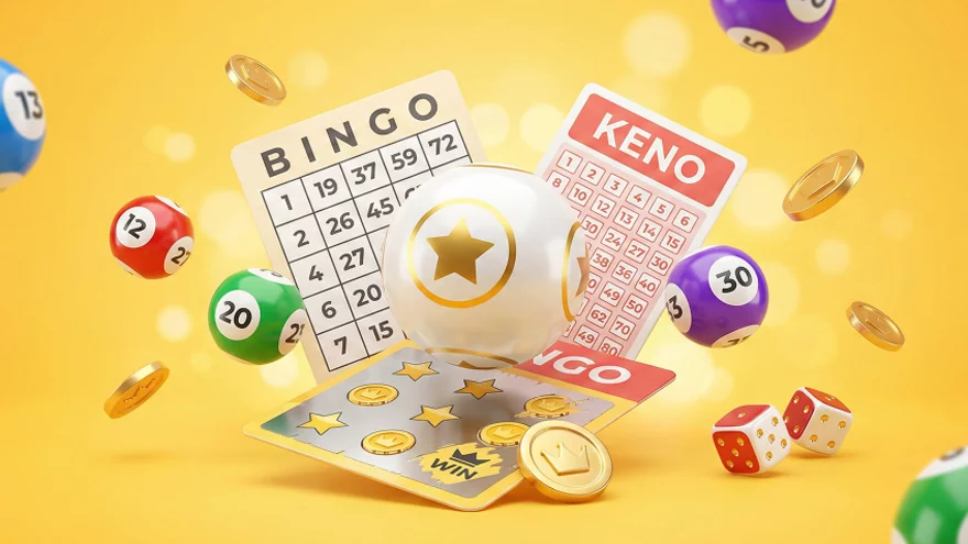 Velké šance a okamžité výhry: Keno, Bingo, a loterie