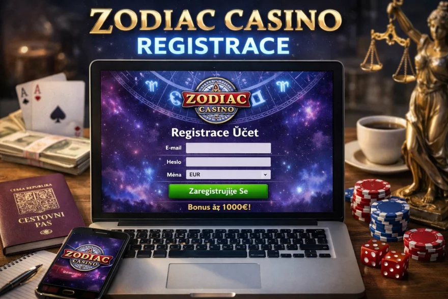 Vše o registraci v Zodiac Casino: Od založení účtu až po úspěšné ověření identity