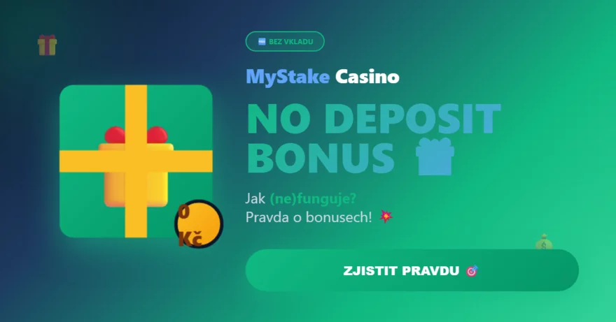 No deposit bonus v MyStake casinu! 🎁 Jak (ne)funguje? 💥