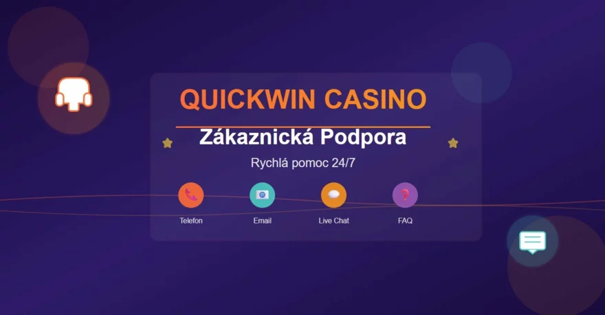 Quickwin casino zákaznická podpora: kde získat rychlou pomoc s účtem, vklady a výběry 📞