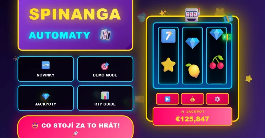 Automaty ve Spinanga ➡️ Co stojí za to si v casinu zahrát! 🤩