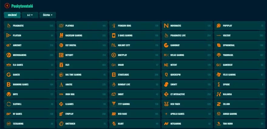 Spinanga poskytovatelé