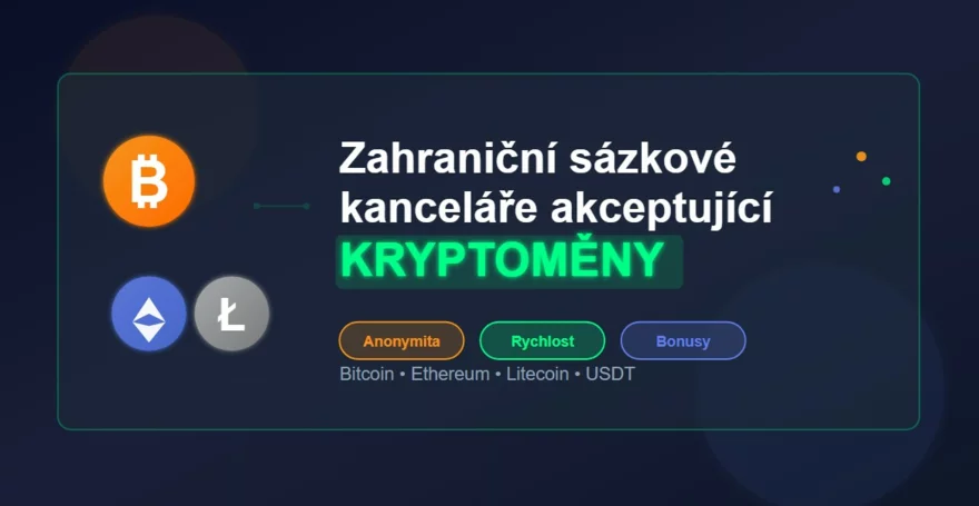 Zahraniční sázkové kanceláře akceptující kryptoměny
