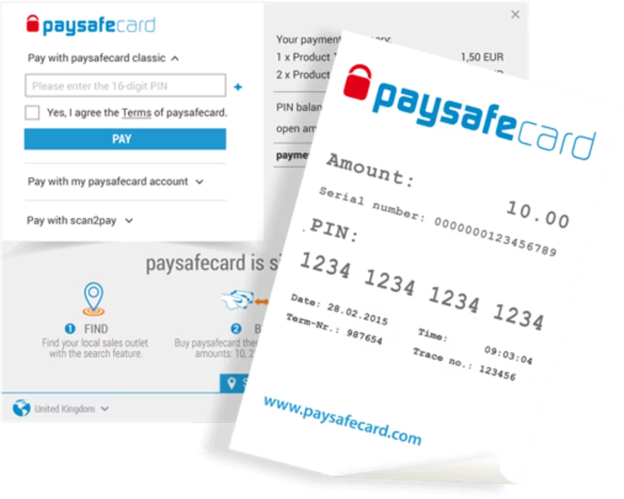  Paysafecard 