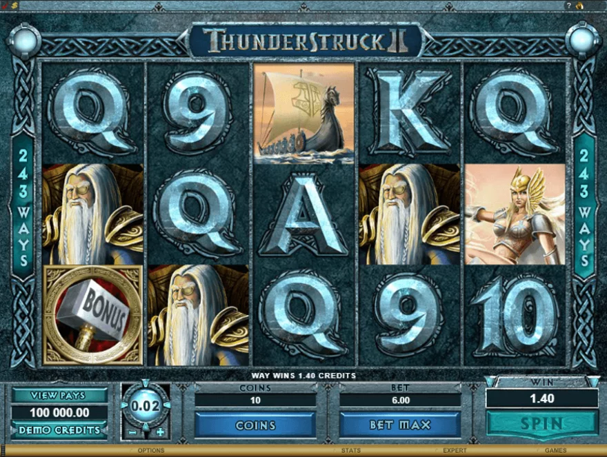 Thunderstruck II Slot