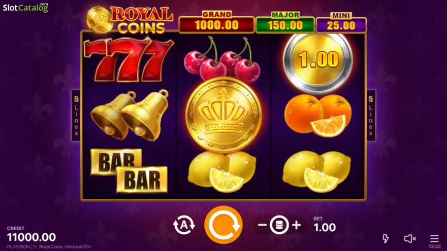 Online automat Royal Coins