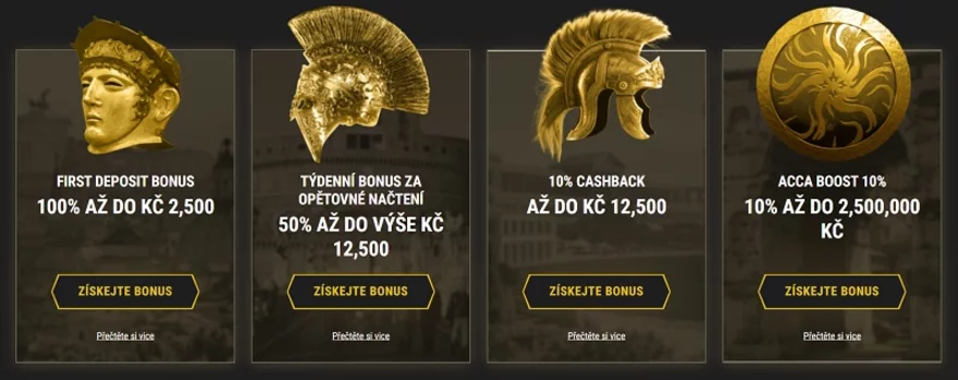 Výběr z bonusů v Casinoly 