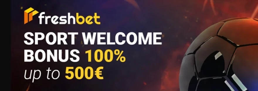 Vstupní bonus u sázkové kanceláře FreshBet