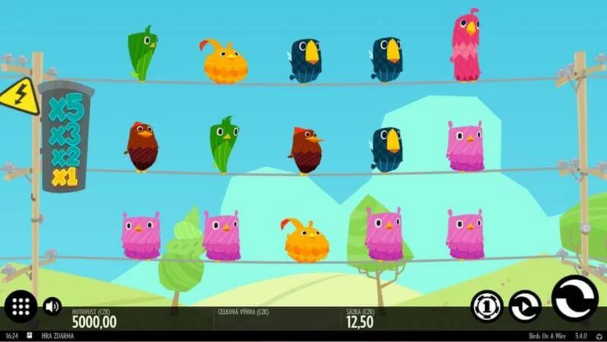 Free spiny na automaty Birds On a Wire a Starburst