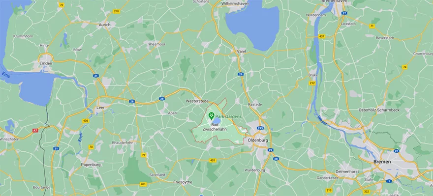 Bad Zwischenahn - mapa