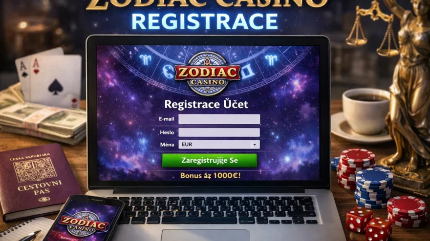 Vše o registraci v Zodiac Casino: Od založení účtu až po úspěšné ověření identity
