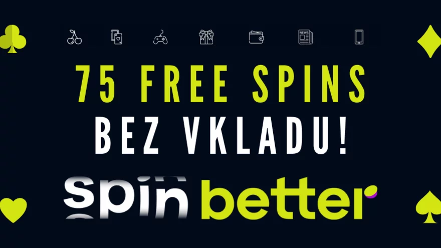 Spinbetter VIP bonus ➤ 75 Free spins bez vkladu! 🎰