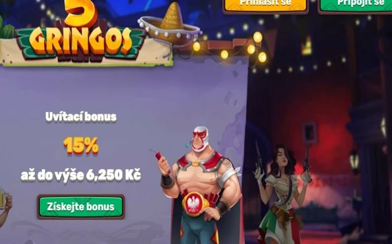 5Gringos Casino recenze ☑️ | 5 originálních vstupních bonusů🔥