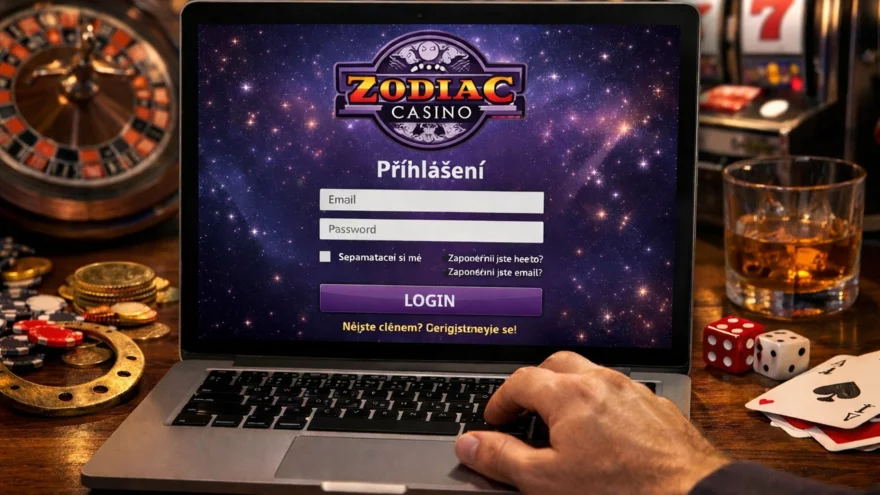 Zodiac Casino: Průvodce přihlášením krok za krokem 👣