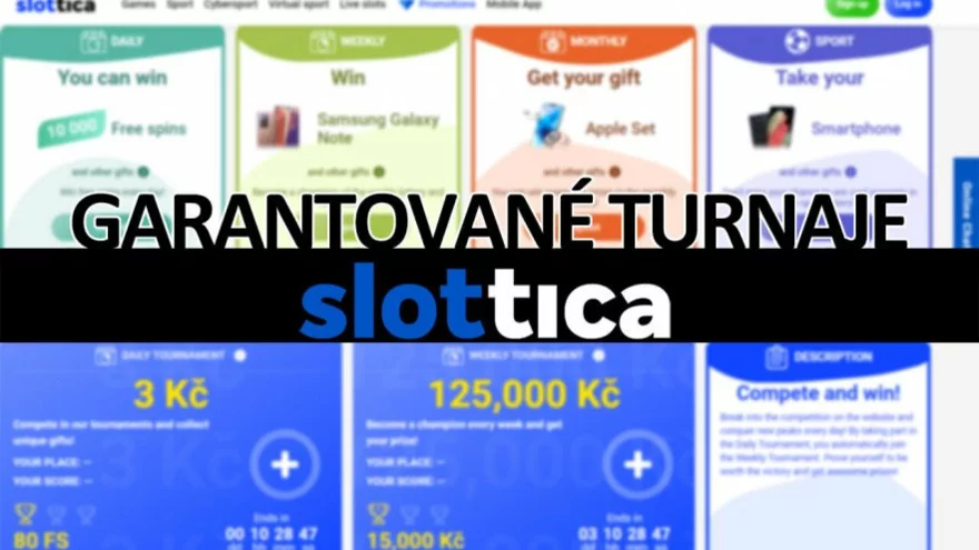 Slottica Casino: garantované turnaje