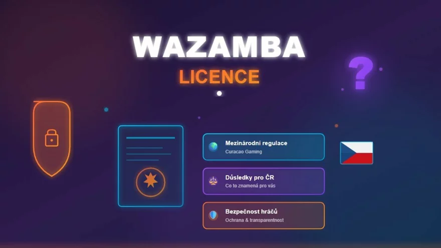 Licence Wazamba: jaké má casino regulace a co z toho plyne ❓