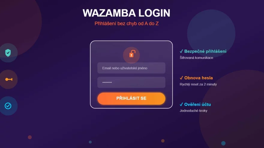 Wazamba login: ➡️ přihlášení bez chyb, od hesla po ověření účtu
