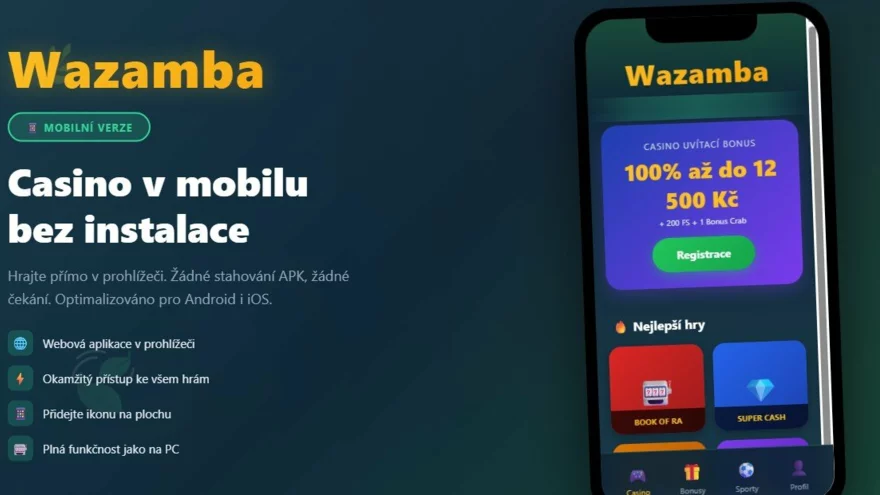 Wazamba na mobilu: jak hrát na Androidu a iOS bez komplikací 📲