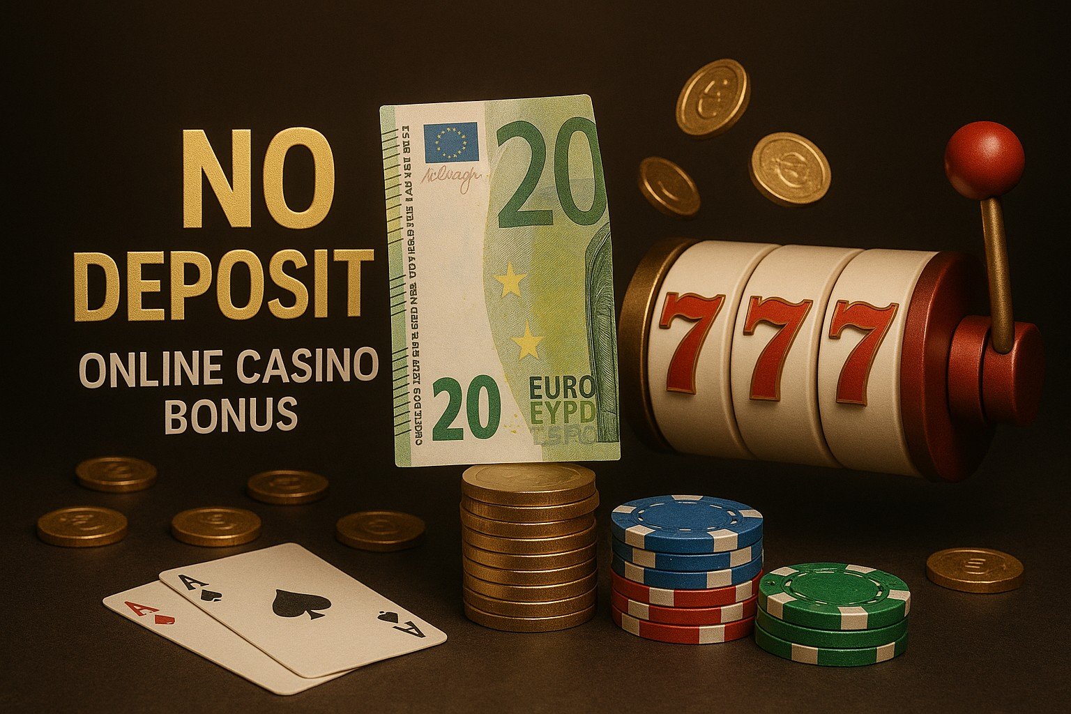 20€ no deposit casino bonus – Kde získat 20 € bonus bez vkladu v online casinu?