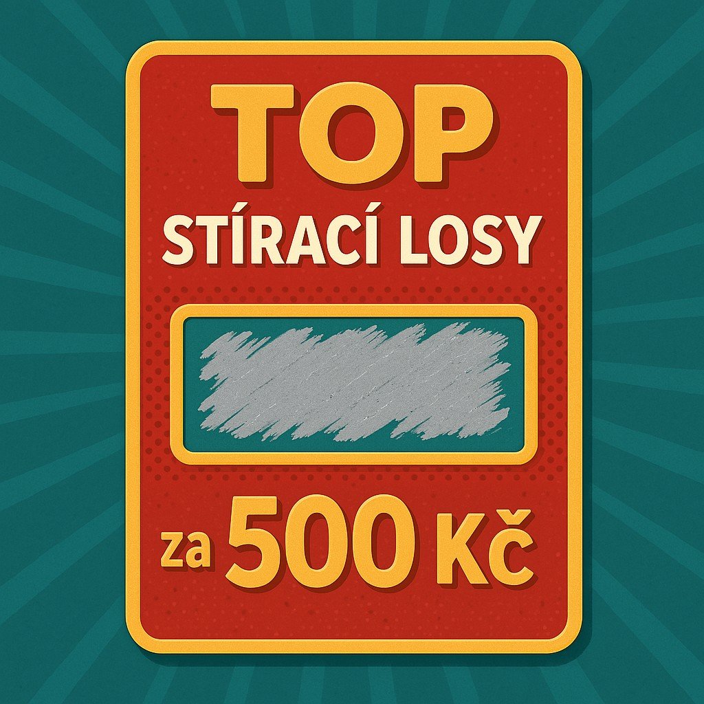 Nejlepší online stírací losy za 500 Kč: Setřete si šanci na milion 🍀